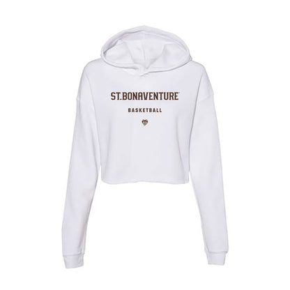 St. Bonaventure - NCAA Women's Basketball : Kaylee Krysztof - Women's Crop Fleece Hoodie-0