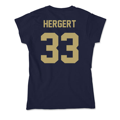 UC Davis - NCAA Football : Conner Hergert - Soft Style Women’s T-Shirt-1