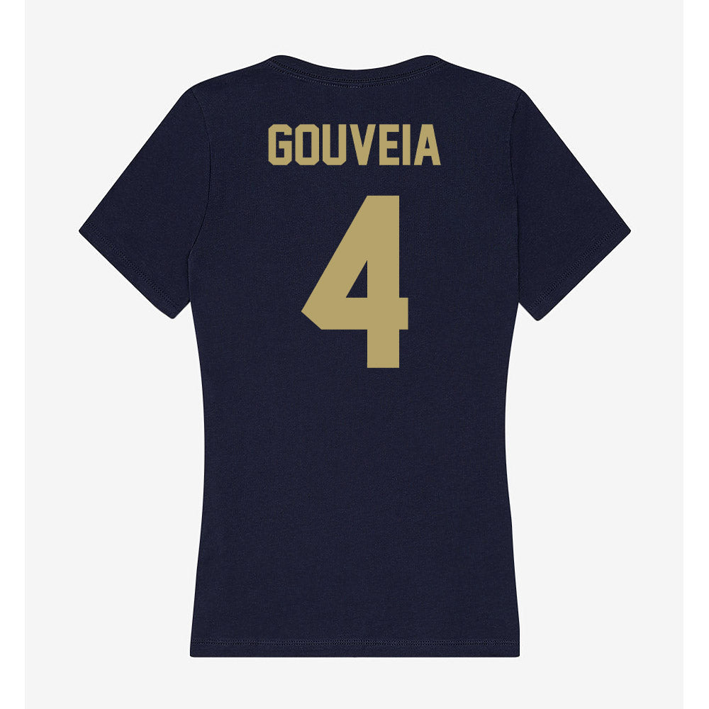 UC Davis - NCAA Baseball : Alex Gouveia - Women's V-Neck T-Shirt-1