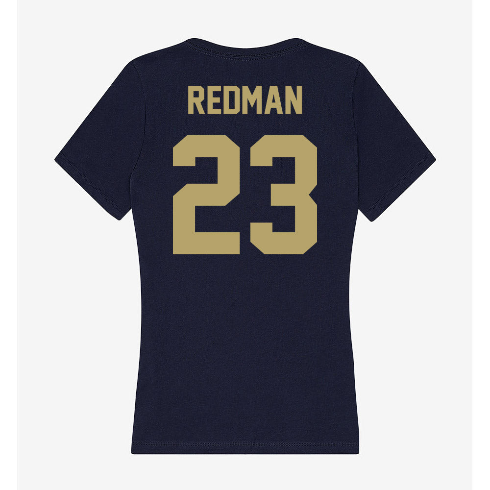 UC Davis - NCAA Women's Soccer : kylee redman - Women's V-Neck T-Shirt-1