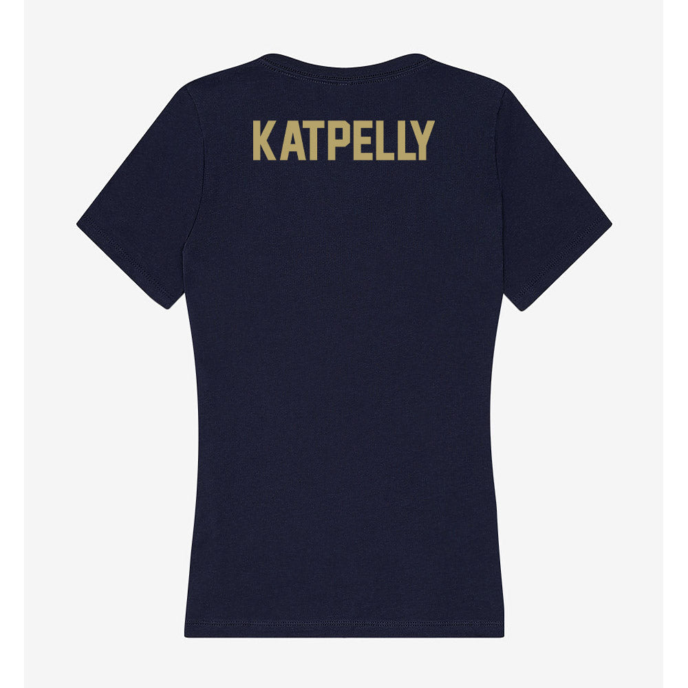 UC Davis - NCAA Men's Tennis : Rithvik Katpelly - Women's V-Neck T-Shirt-1