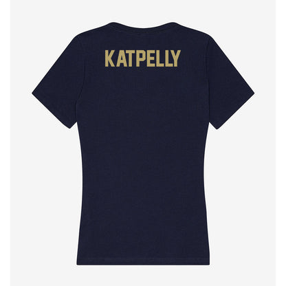 UC Davis - NCAA Men's Tennis : Rithvik Katpelly - Women's V-Neck T-Shirt-1