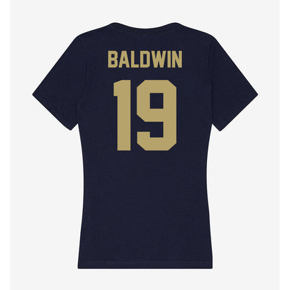 UC Davis - NCAA Softball : Amanda Baldwin - Women's V-Neck T-Shirt-1