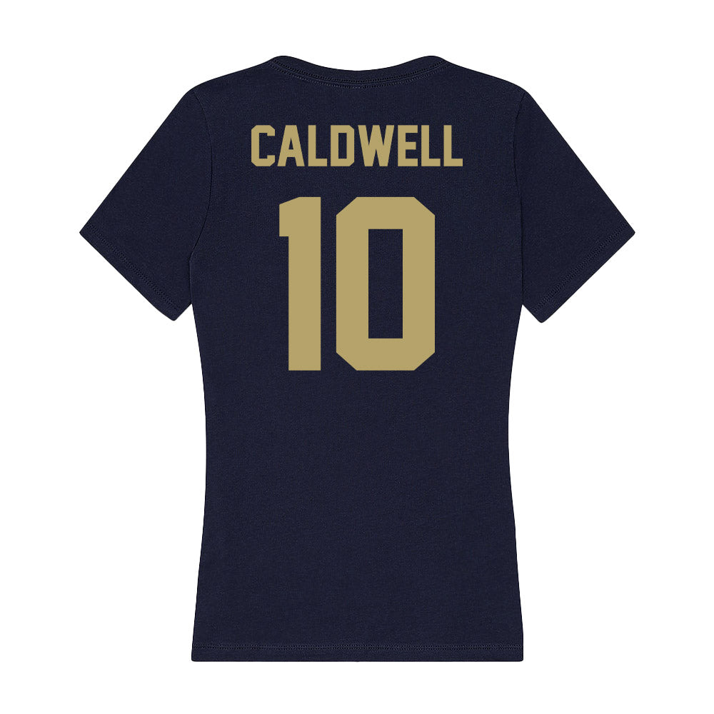  - NCAA Women's Volleyball : Allie Caldwell - Women's V-Neck T-Shirt-1