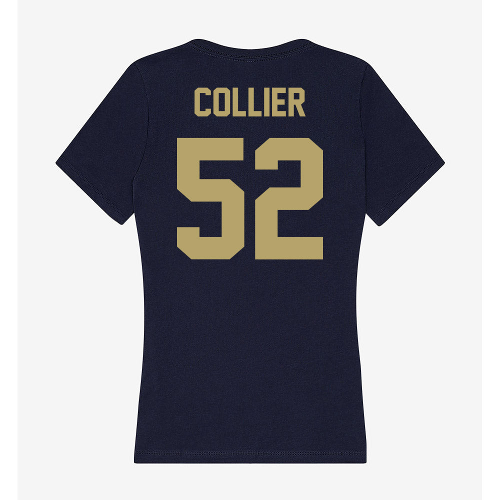 UC Davis - NCAA Football : Zaire Collier - Women's V-Neck T-Shirt-1