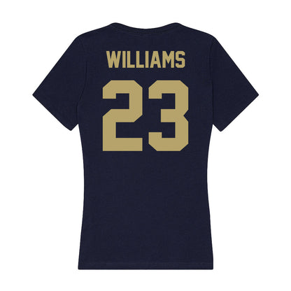 UC Davis - NCAA Football : Winston Williams - Women's V-Neck T-Shirt-1