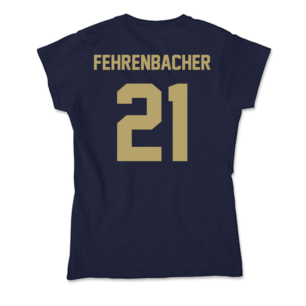 UC Davis - NCAA Women's Soccer : Kiley Fehrenbacher - Soft Style Women’s T-Shirt-1