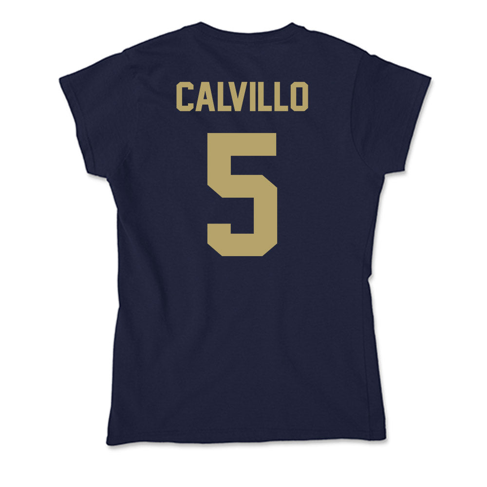 UC Davis - NCAA Softball : Vanessa Calvillo - Soft Style Women’s T-Shirt-1