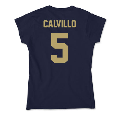 UC Davis - NCAA Softball : Vanessa Calvillo - Soft Style Women’s T-Shirt-1