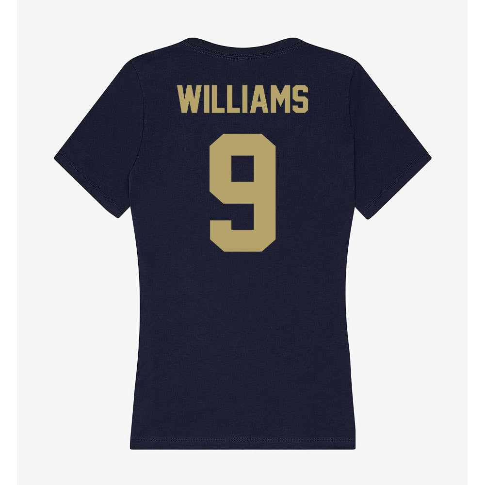 UC Davis - NCAA Baseball : Korey Williams - Women's V-Neck T-Shirt-1