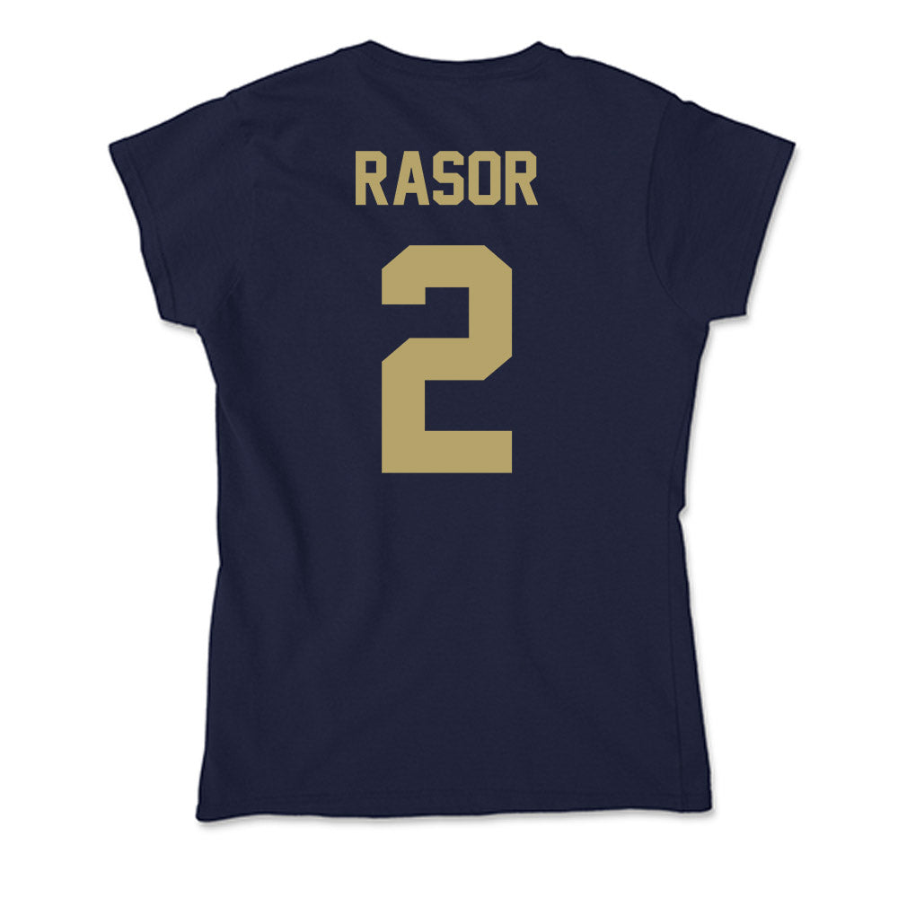 UC Davis - NCAA Football : David Rasor - Soft Style Women’s T-Shirt-1