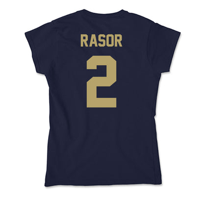 UC Davis - NCAA Football : David Rasor - Soft Style Women’s T-Shirt-1