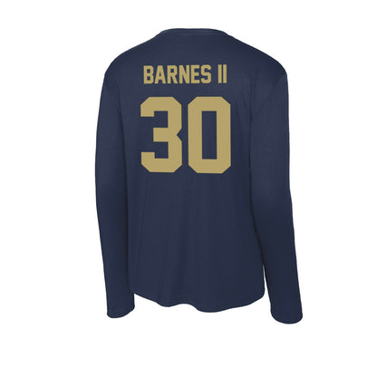 UC Davis - NCAA Baseball : Matthew Barnes II - Activewear Long Sleeve T-Shirt-1