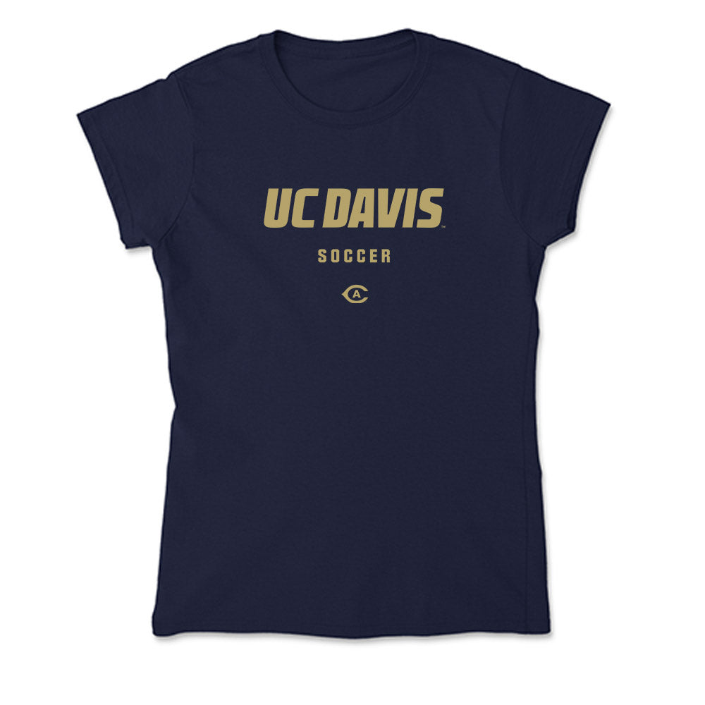 UC Davis - NCAA Women's Soccer : Abella Hunter - Soft Style Women’s T-Shirt-0