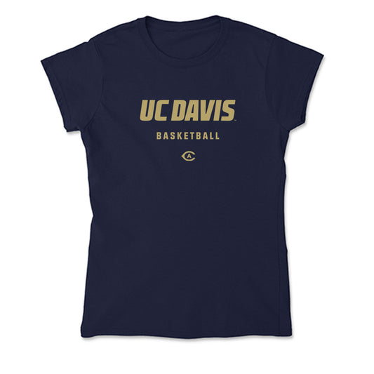 UC Davis - NCAA Men's Basketball : Isaiah Chappell - Soft Style Women’s T-Shirt-0