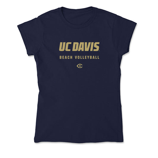 UC Davis - NCAA Beach Volleyball : Kirra Martin - Soft Style Women’s T-Shirt-0
