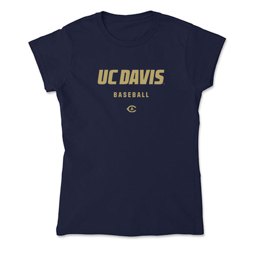 UC Davis - NCAA Baseball : Mason Lerma - Soft Style Women’s T-Shirt-0