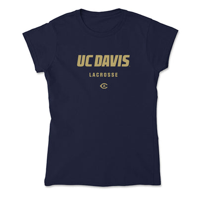 UC Davis - NCAA Women's Lacrosse : Annie Cimperman - Soft Style Women’s T-Shirt-0