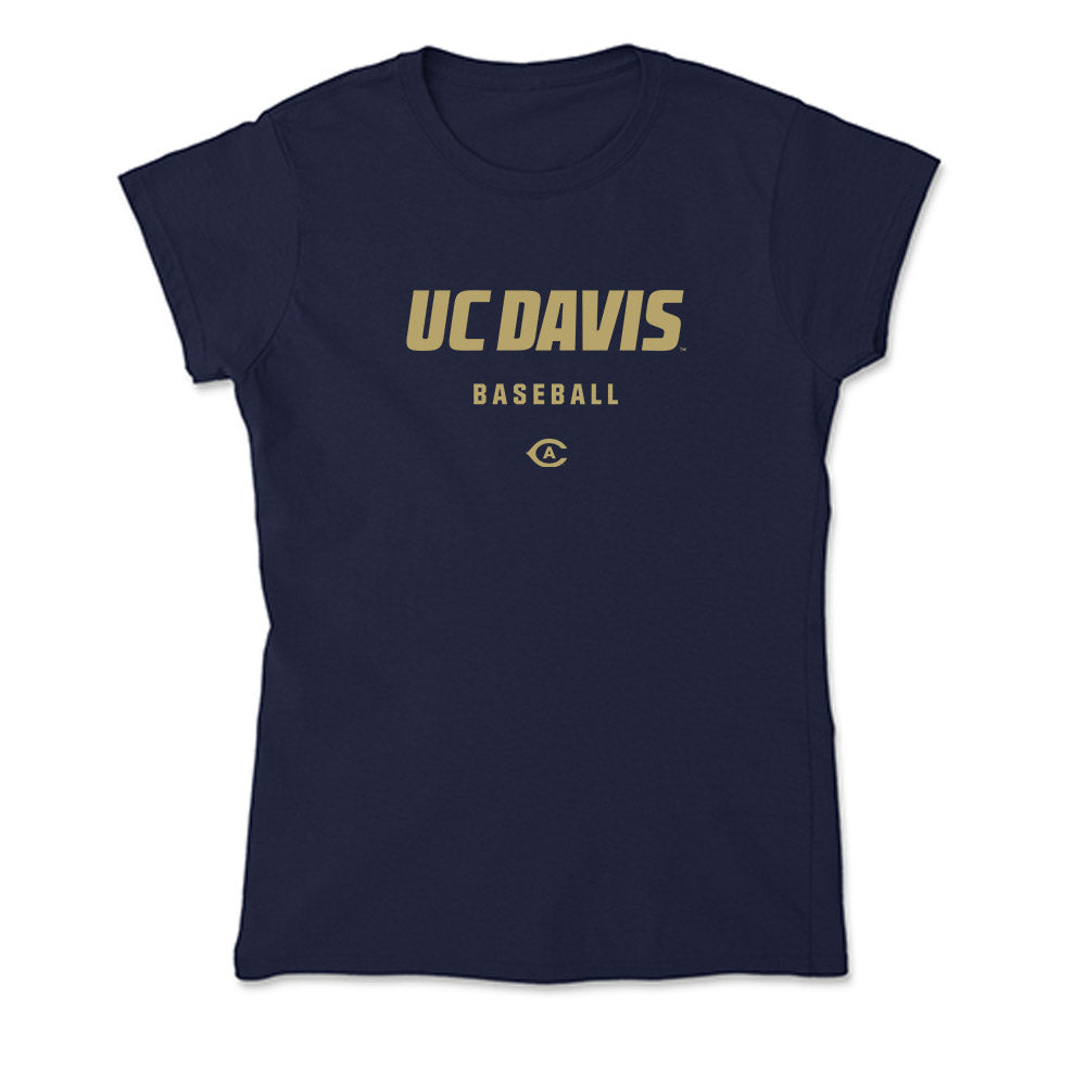 UC Davis - NCAA Baseball : Max Hippensteel - Soft Style Women’s T-Shirt-0