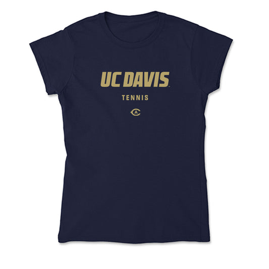 UC Davis - NCAA Women's Tennis : Mika Ikemori - Soft Style Women’s T-Shirt-0