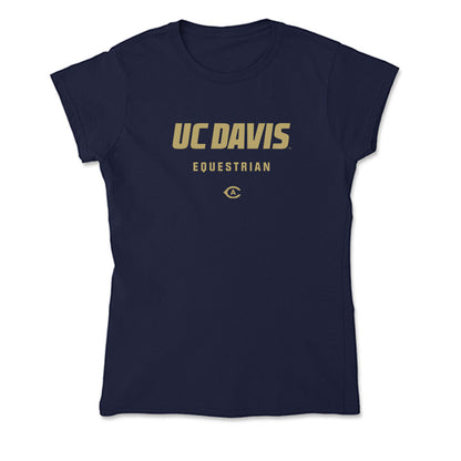 UC Davis - NCAA Equestrian : Elizabeth Schulz - Soft Style Women’s T-Shirt-0