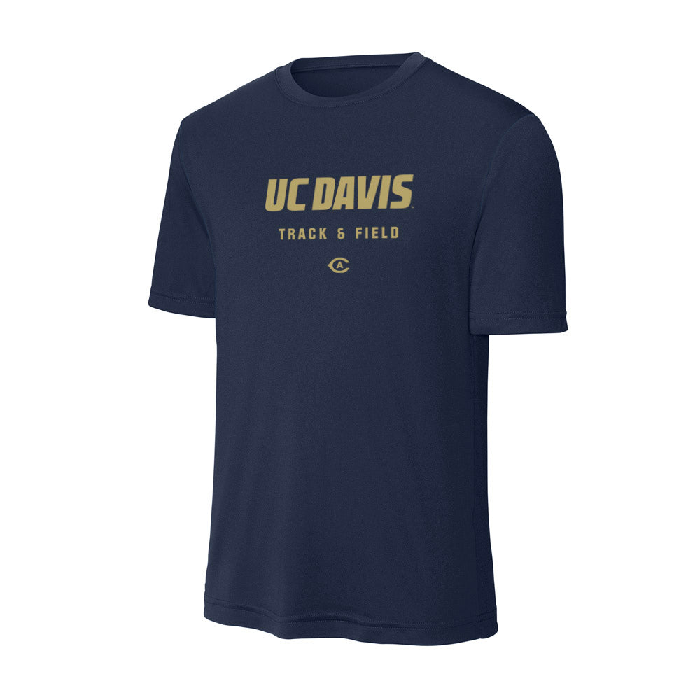 UC Davis - NCAA Men's Track & Field : Kit Parket - Activewear T-Shirt-0