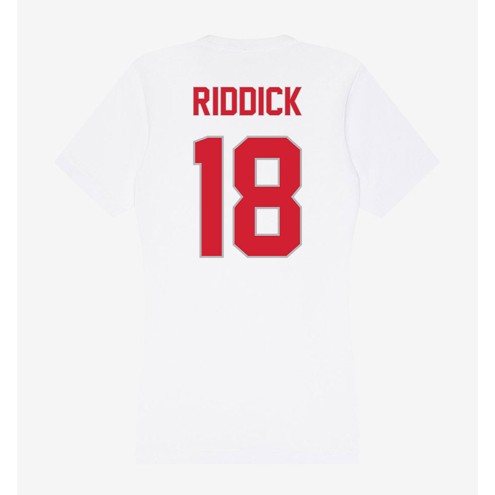 Western Kentucky - NCAA Women's Soccer : Mia Riddick - Women's V-Neck T-Shirt-1