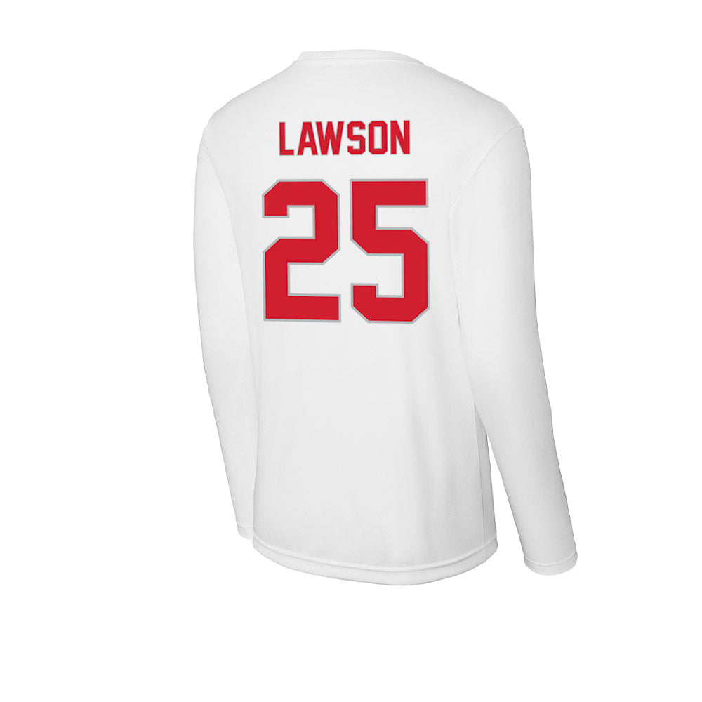 Western Kentucky - NCAA Baseball : Nathan Lawson - Activewear Long Sleeve T-Shirt-1