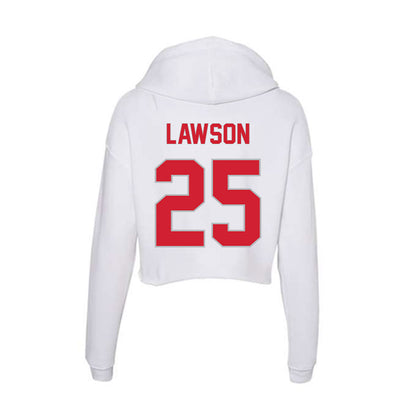 Western Kentucky - NCAA Baseball : Nathan Lawson - Women's Crop Fleece Hoodie-1