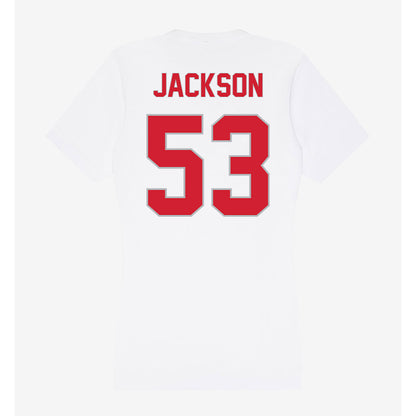 Western Kentucky - NCAA Football : Marshall Jackson - Women's V-Neck T-Shirt-1