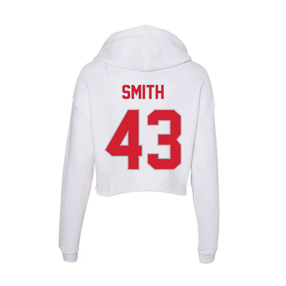 Western Kentucky - NCAA Football : Jackson Smith - Women's Crop Fleece Hoodie-1