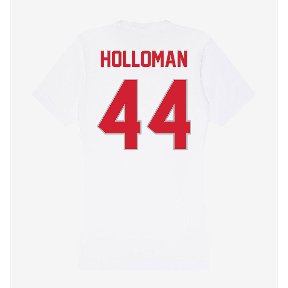 Western Kentucky - NCAA Football : Harper Holloman - Women's V-Neck T-Shirt-1