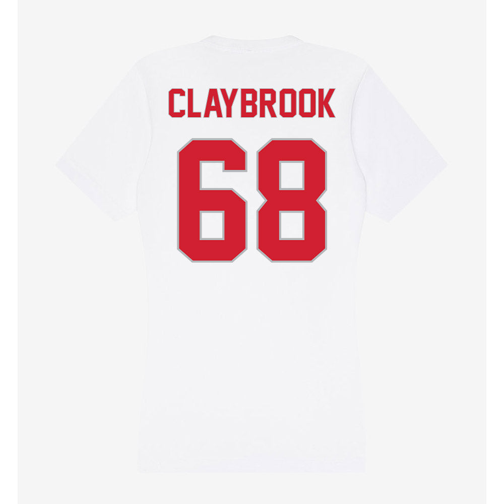 Western Kentucky - NCAA Football : Gabe Claybrook - Women's V-Neck T-Shirt-1