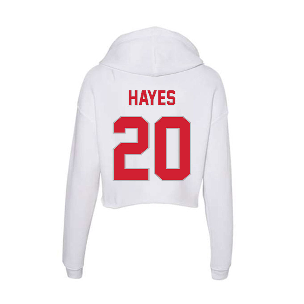 Western Kentucky - NCAA Baseball : Kyle Hayes - Women's Crop Fleece Hoodie-1