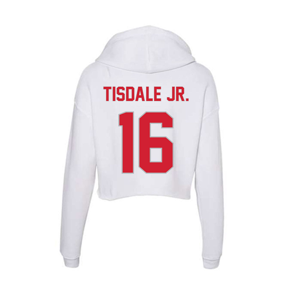 Western Kentucky - NCAA Football : Rodney Tisdale Jr. - Women's Crop Fleece Hoodie-1