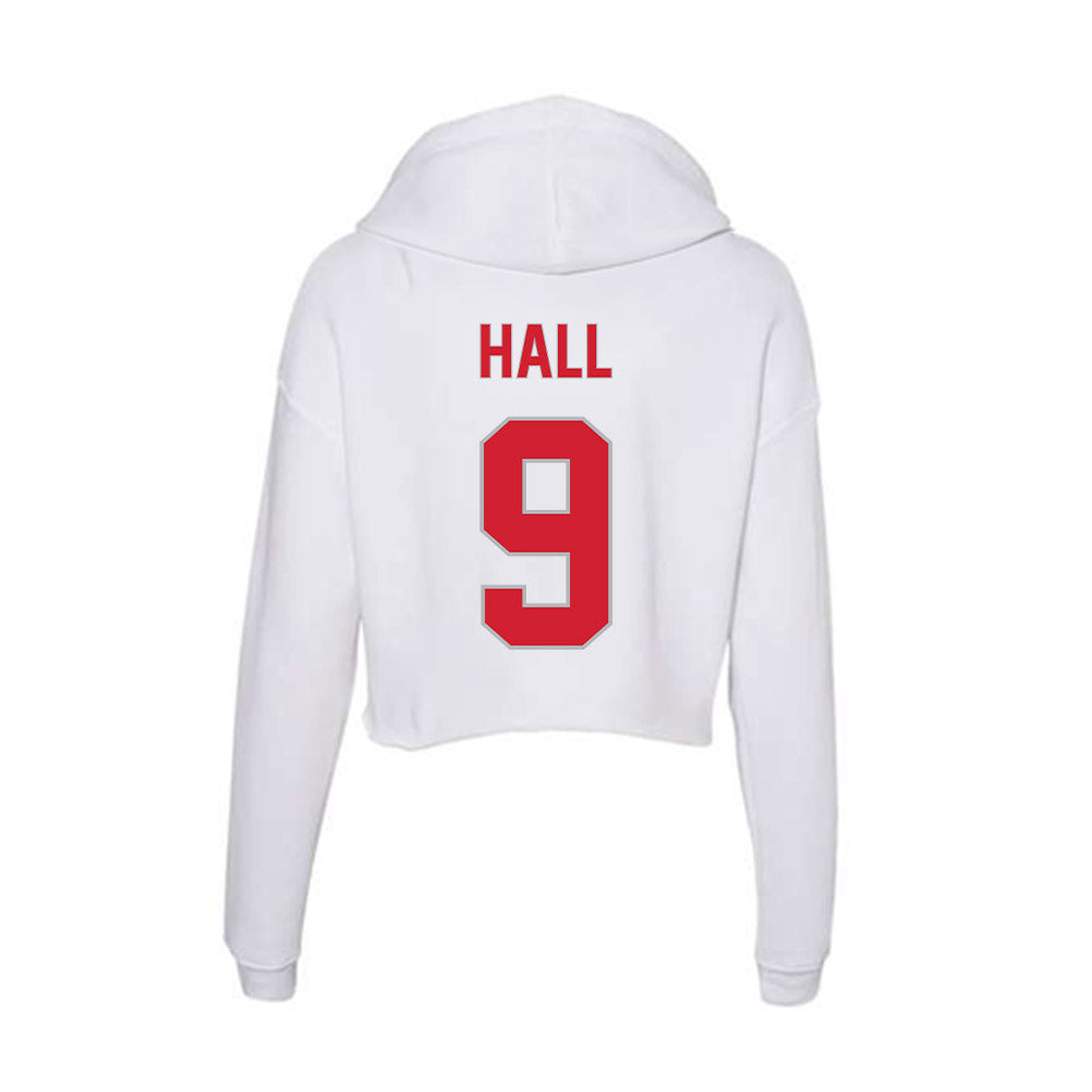 Western Kentucky - NCAA Baseball : Dawson Hall - Women's Crop Fleece Hoodie-1