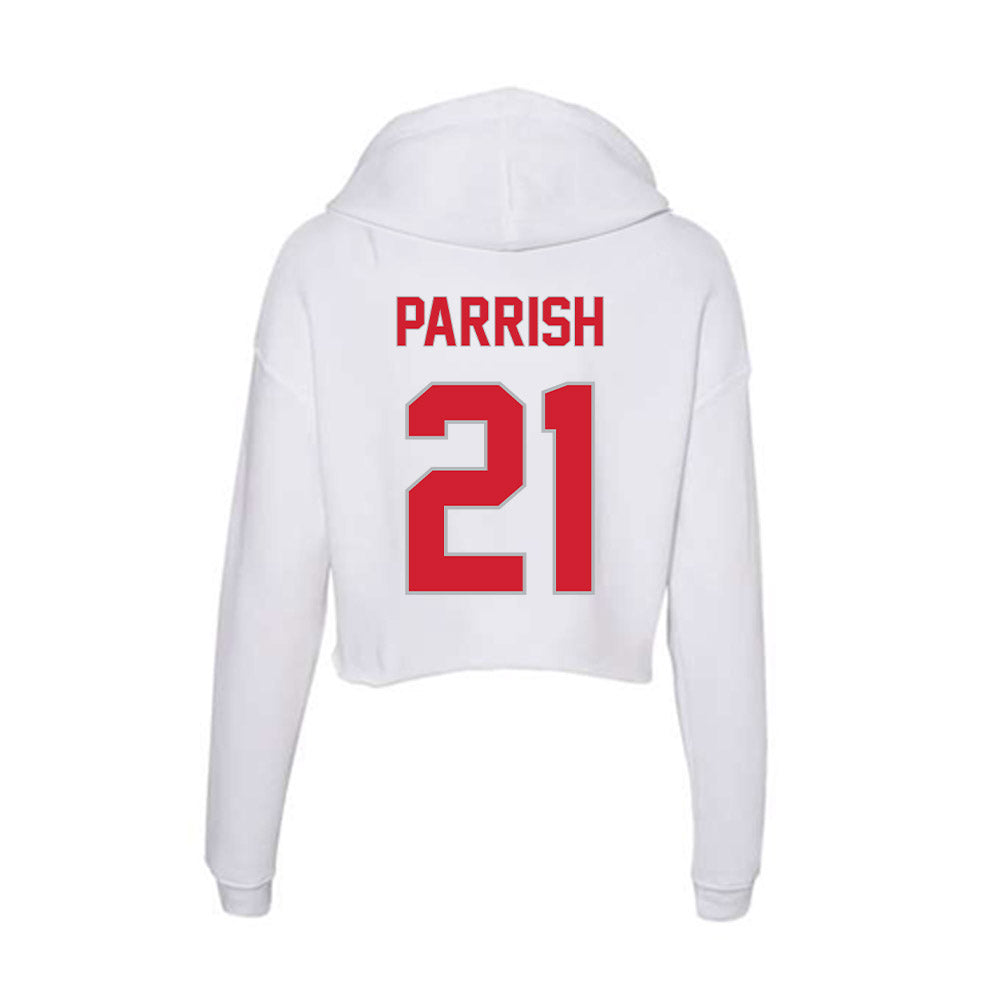Western Kentucky - NCAA Football : Marvis Parrish - Women's Crop Fleece Hoodie-1