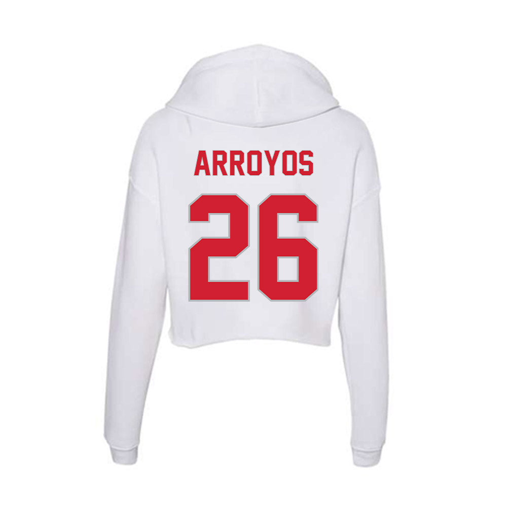 Western Kentucky - NCAA Baseball : Lane Arroyos - Women's Crop Fleece Hoodie-1