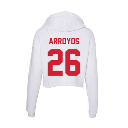Western Kentucky - NCAA Baseball : Lane Arroyos - Women's Crop Fleece Hoodie-1