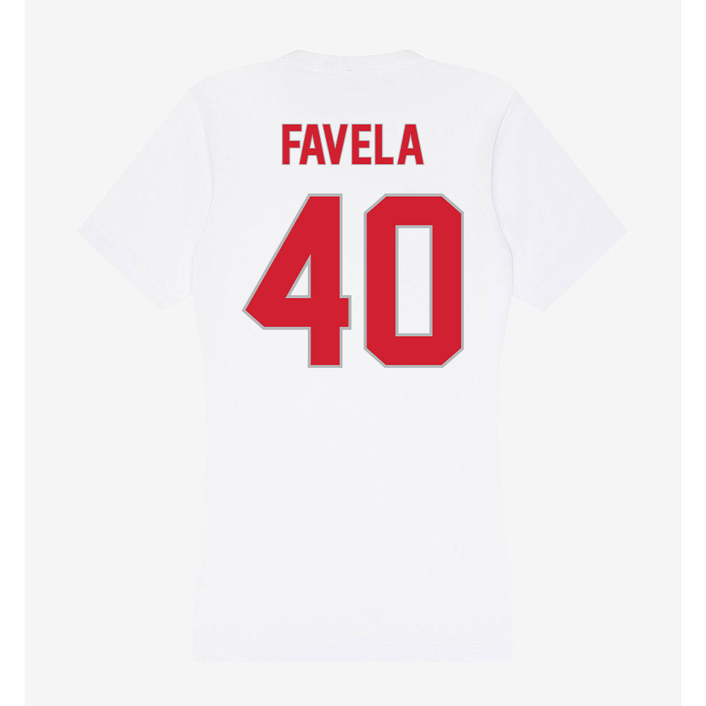 Western Kentucky - NCAA Baseball : Jude Favela - Women's V-Neck T-Shirt-1