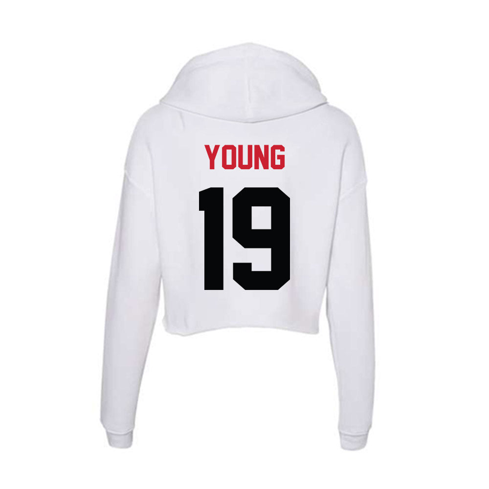SEMO - NCAA Women's Volleyball : Jacey Young - Women's Crop Fleece Hoodie-1