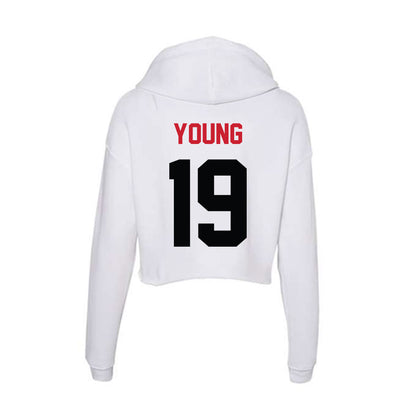 SEMO - NCAA Women's Volleyball : Jacey Young - Women's Crop Fleece Hoodie-1