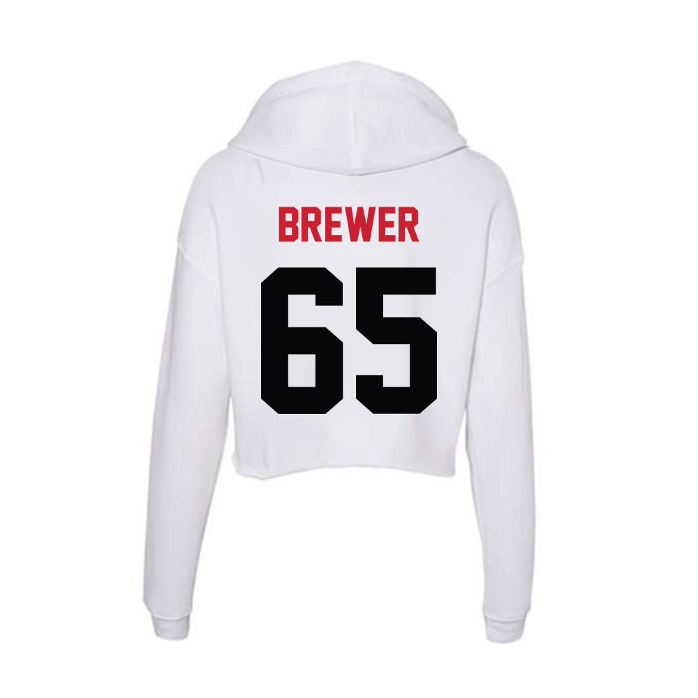 SEMO - NCAA Football : Hudson Brewer - Women's Crop Fleece Hoodie-1