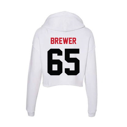 SEMO - NCAA Football : Hudson Brewer - Women's Crop Fleece Hoodie-1