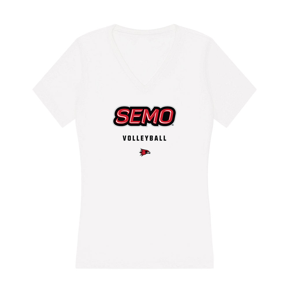 SEMO - NCAA Women's Volleyball : Jacey Young - Women's V-Neck T-Shirt-0