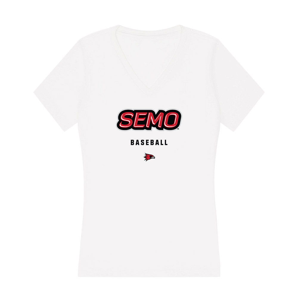SEMO - NCAA Baseball : Brice Cox - Women's V-Neck T-Shirt-0