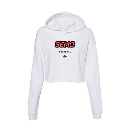 SEMO - NCAA Football : Malik Baker - Women's Crop Fleece Hoodie-0