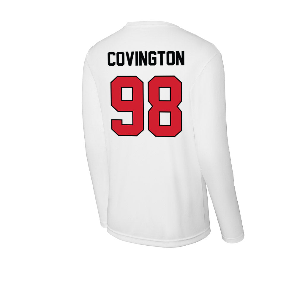 UNLV - NCAA Football : Jordan Covington - Activewear Long Sleeve T-Shirt-1