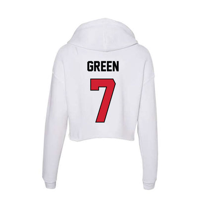 UNLV - NCAA Men's Basketball : Al Green - Women's Crop Fleece Hoodie-1
