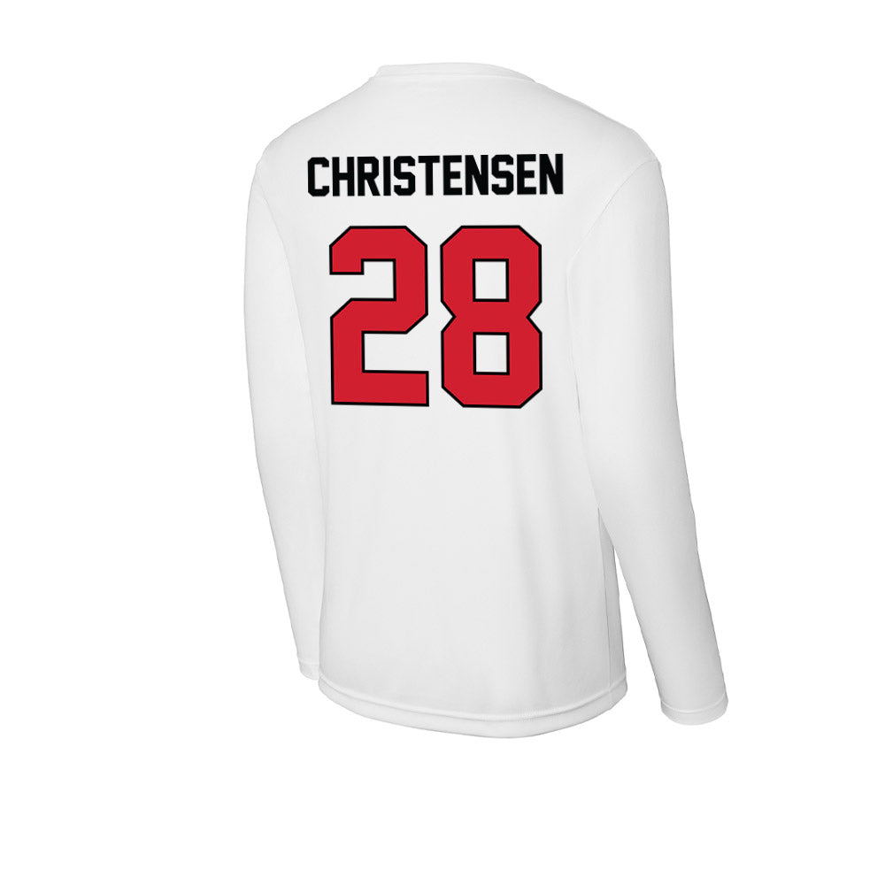 UNLV - NCAA Football : Logan Christensen - Activewear Long Sleeve T-Shirt-1